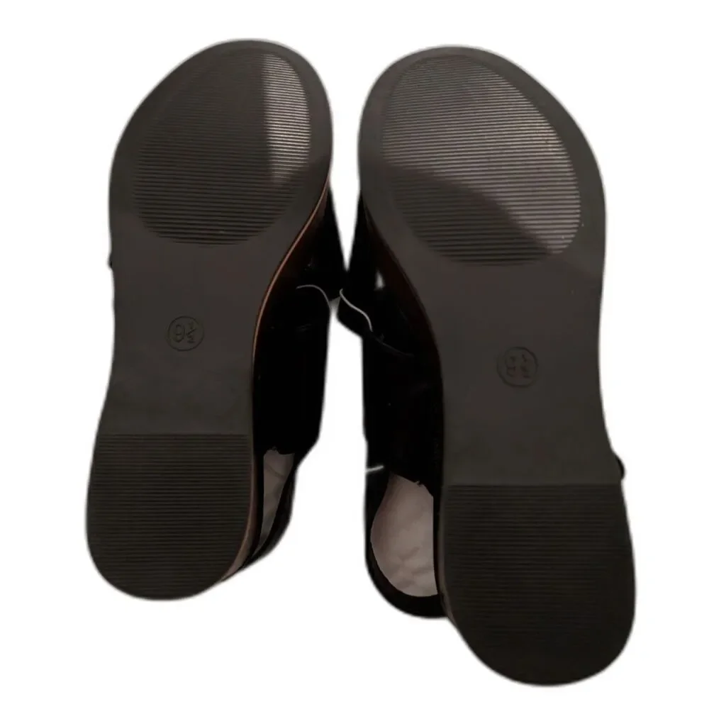 Women's Naomi Wood Wedge Heels -Universal Thread- Black Size 9.5 NWOT
